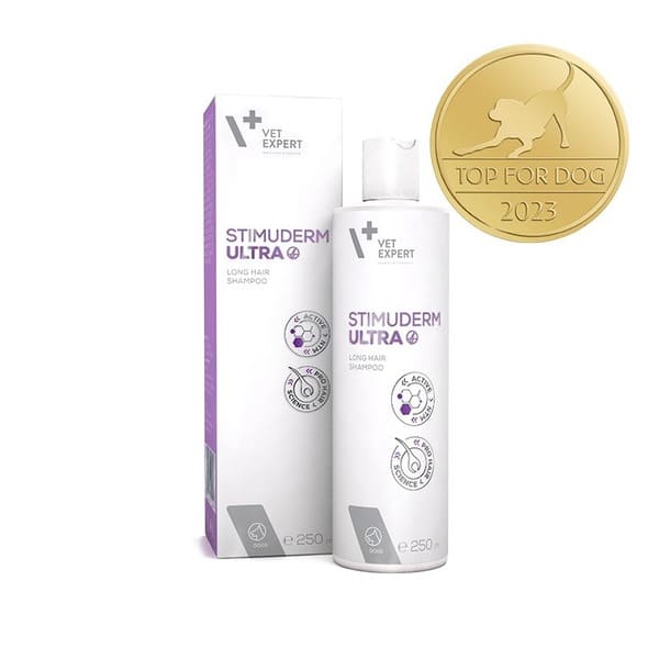 VetExpert Stimuderm Long šampūns suņiem pret spalvas izkrišanu 250 ml